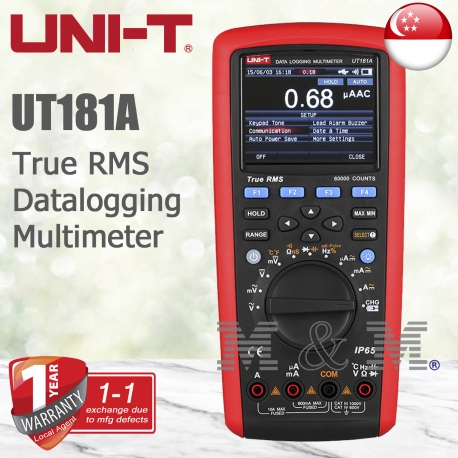 Uni-T UT181A True RMS Datalogging Multimeter - MM Store